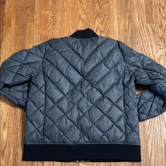 Lole Gray Quilted Packable Light Weight Puffer Jacket Size Large - Picture 7 of 13